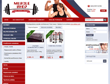 Tablet Screenshot of muscleshop.sk